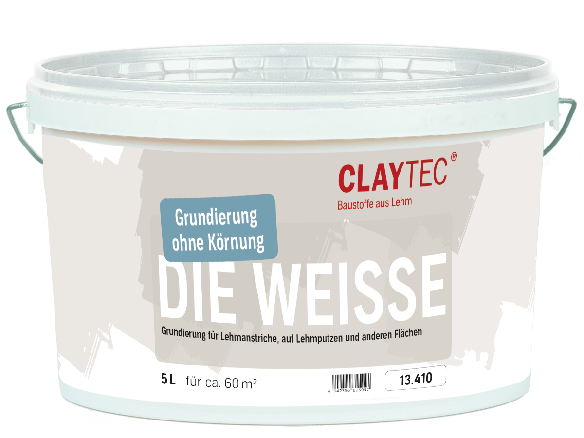 Grundierung DIE WEISSE glatt, 5 L Eimer